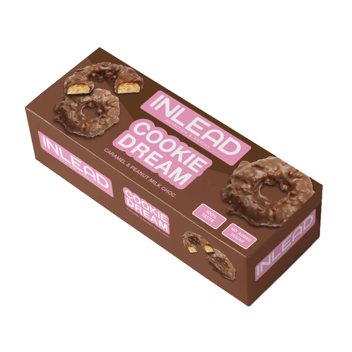 Inlead Cookie Dream Caramel & Peanut 125g - MHD 03.04.2025 - Supplement Support