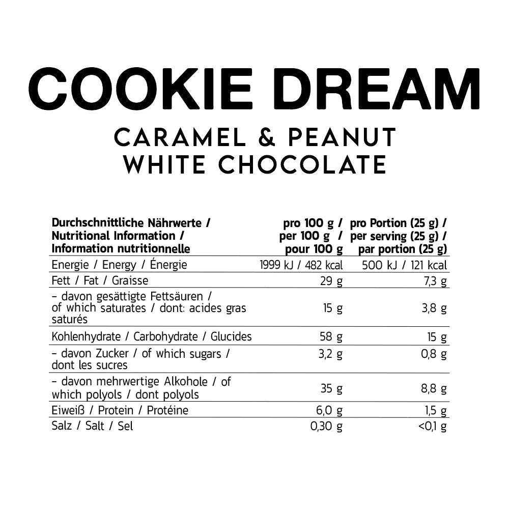 Inlead Cookie Dream Caramel & Peanut 125g - MHD 03.04.2025 - Supplement Support