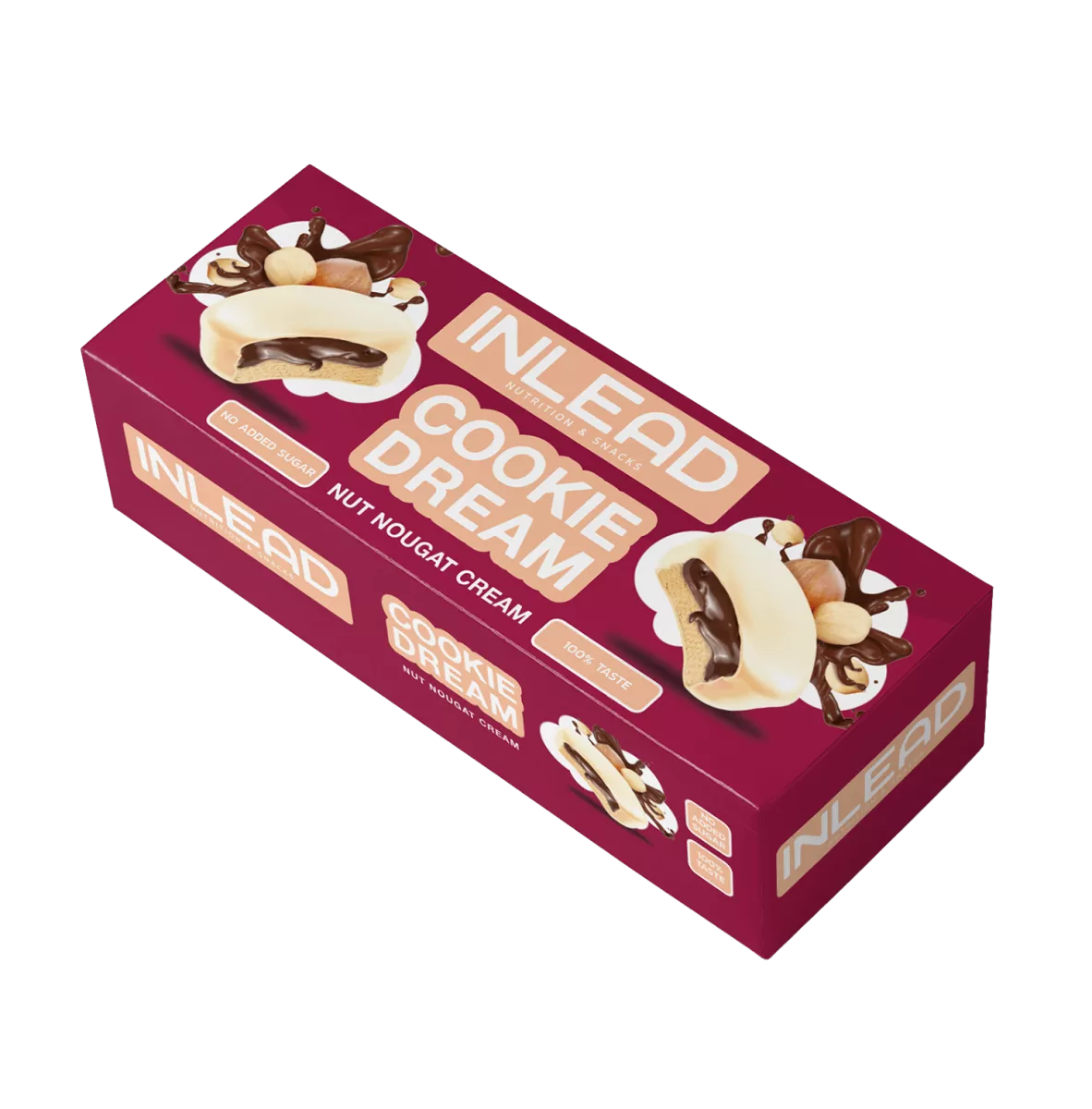 Inlead Cookie Dream Hazelnut 128 g - Supplement Support
