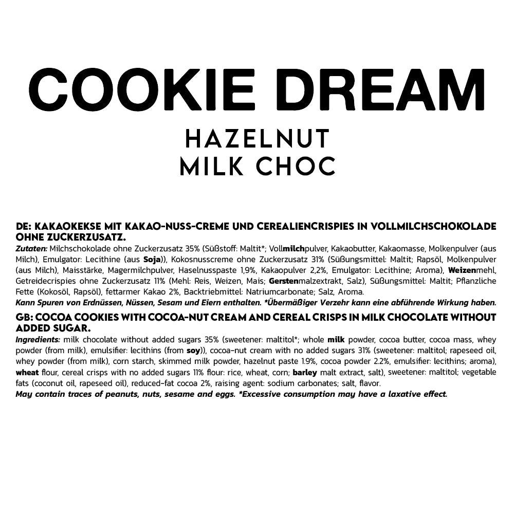 Inlead Cookie Dream Hazelnut 128 g - Supplement Support