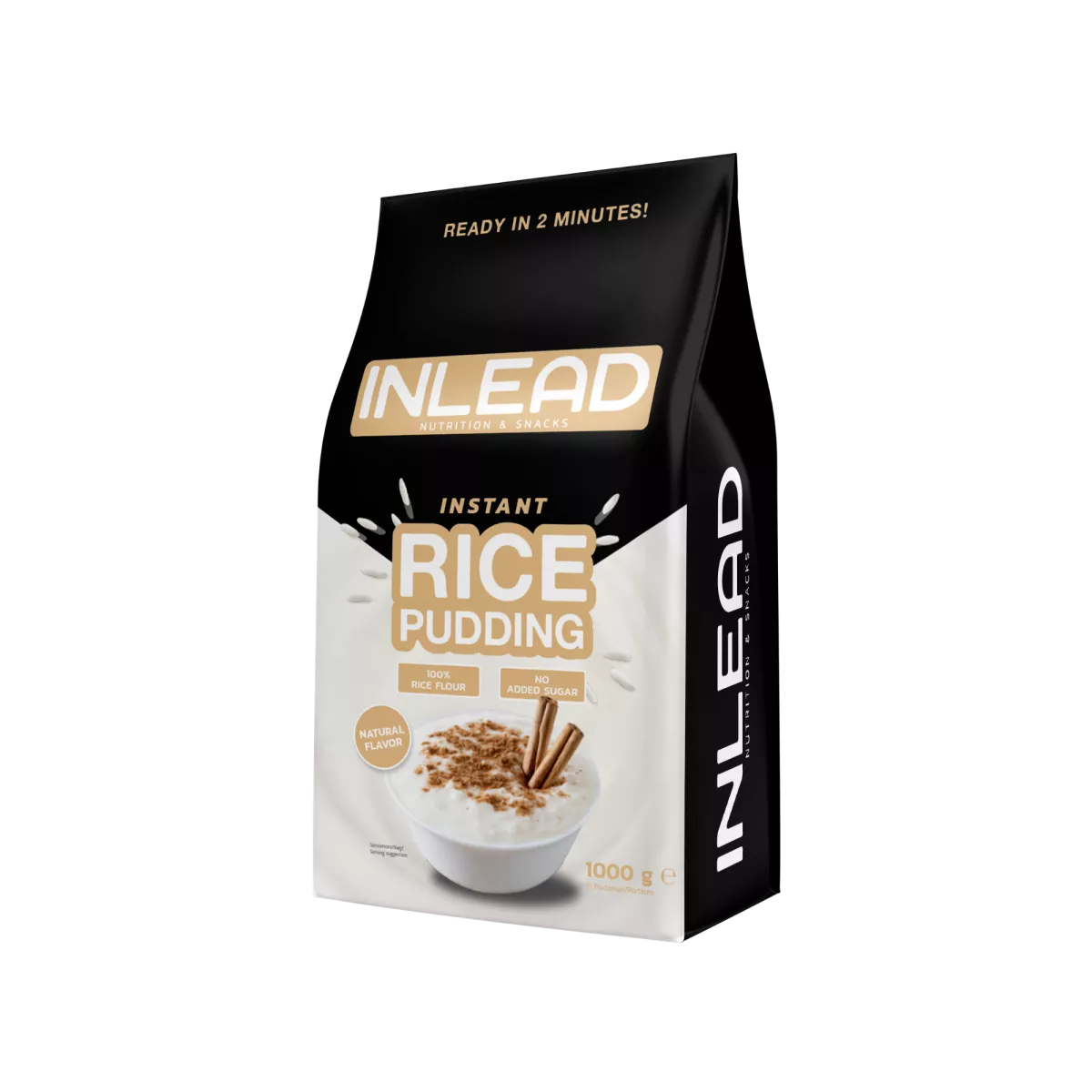 Inlead Instant Rice Pudding 1000g Natural - Supplement Support