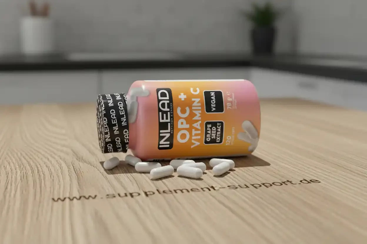 Inlead OPC + Vitamin C 120 Caps - Supplement Support