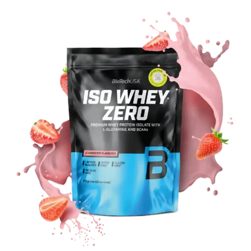 BioTech USA Iso Whey Zero Protein Pulver 500g