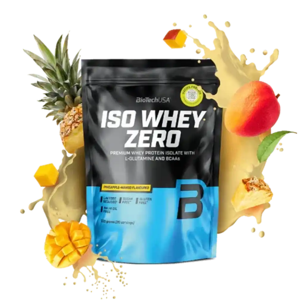 BioTech USA Iso Whey Zero Protein Pulver 500g