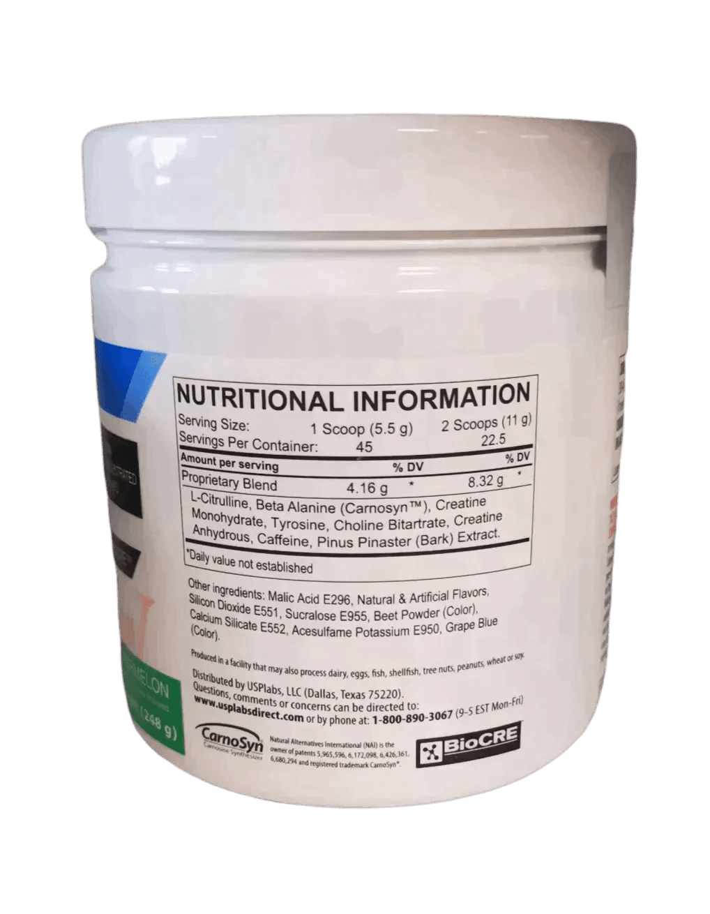JACK3D ADVANCED Pre Workout Booster 248g - Supplement Support