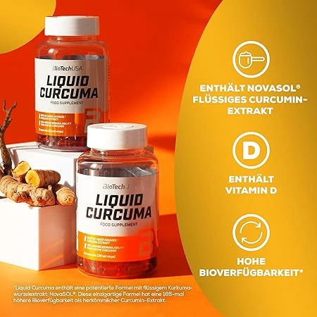 BioTech USA Liquide Curcuma 30 - Kapseln