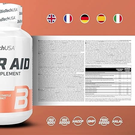 BioTech USA Liver Aid Leber Support 60Tab.