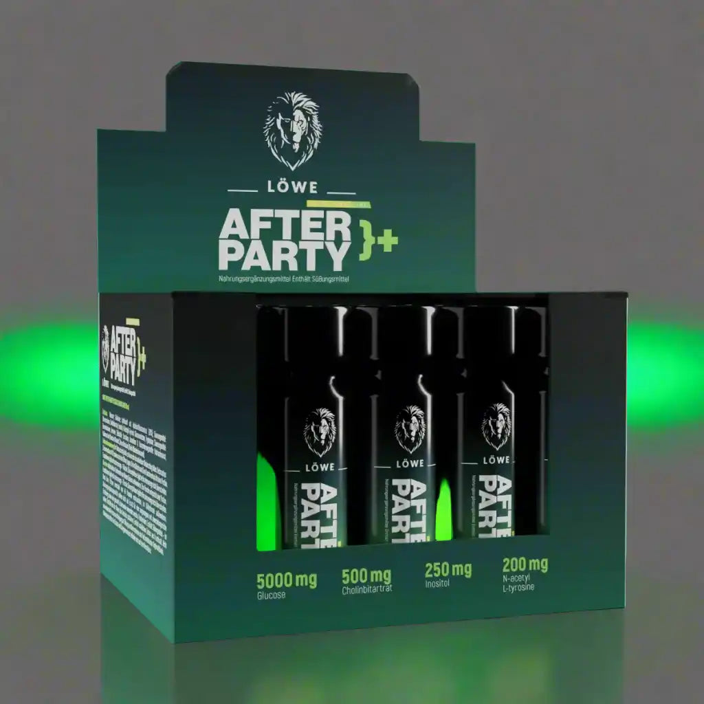 LÖWE After Party+ Nahrungsergänzung mit Glucose, Cholinbitartrat, Inositol & L-Tyrosin für Recovery