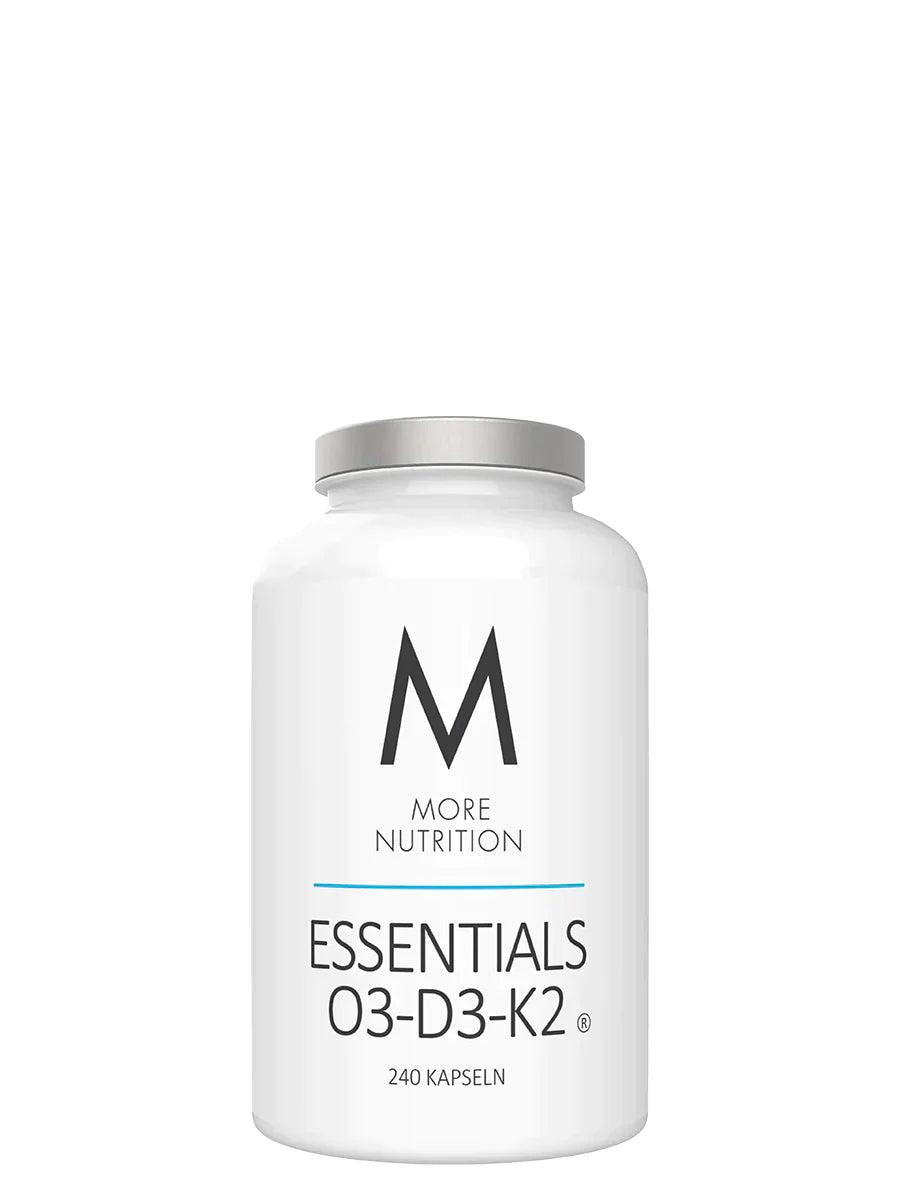 MORE NUTRITION ESSENTIALS O3-D3-K2 240 KAPSELN - Supplement Support