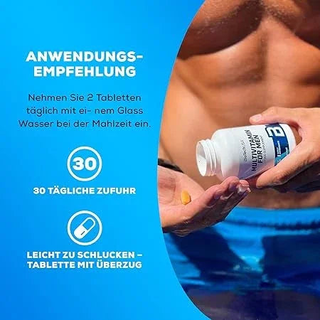 Multivitamin for Men - 60 Caps - Supplement Support