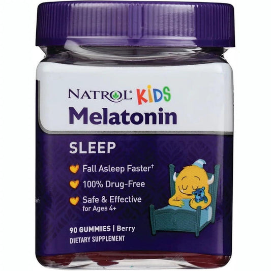 Natrol Kids Melatonin - 1 mg - Beere - 90 Gummies - Supplement Support