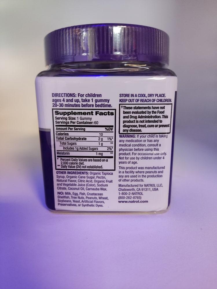 Natrol Kids Melatonin - 1 mg - Beere - 90 Gummies - Supplement Support