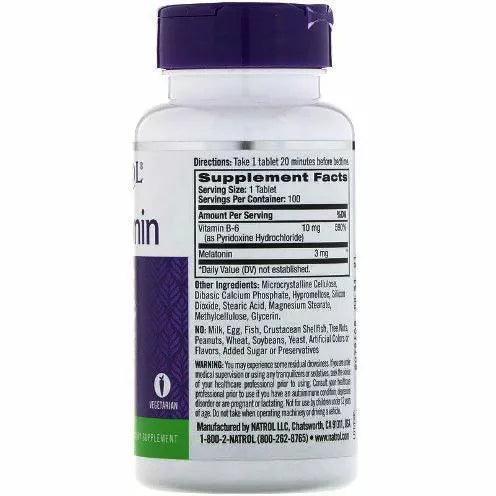 Natrol Time Release Sleep Support 2x100 Tabletten - Supplement Support