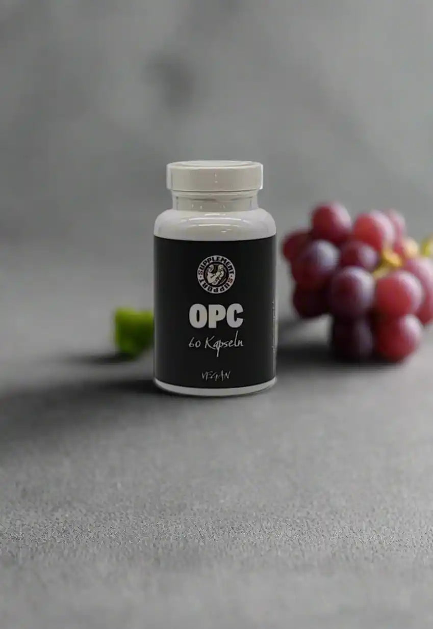 OPC Kapseln, vegan, 60 Stück – Nahrungsergänzung mit Traubenextrakt