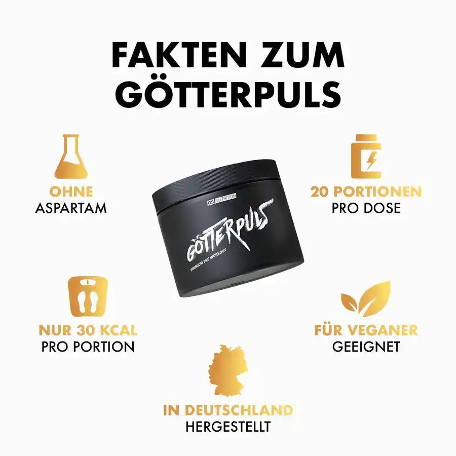 OS Nutrition Götterpuls Pre Workout Booster 308g - Supplement Support