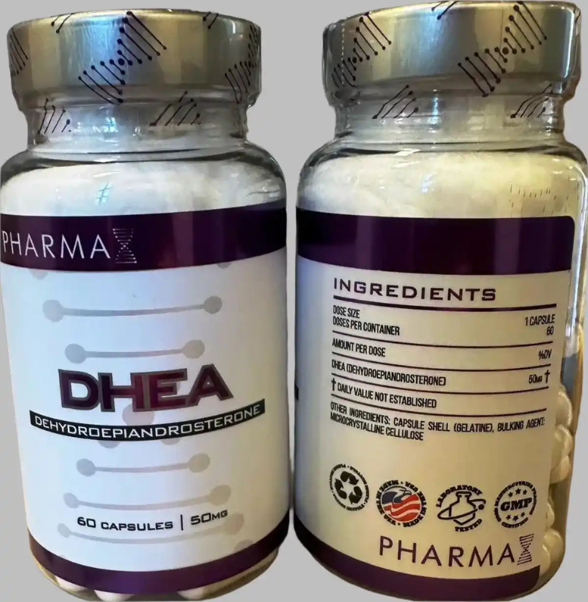 Pharma X DHEA-50mg 60Caps - Supplement Support