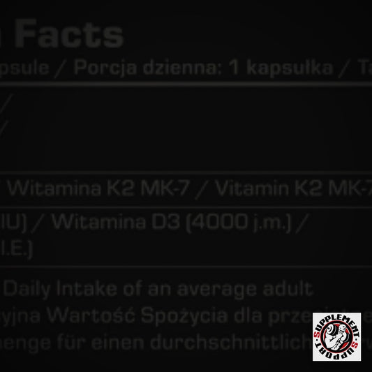 Vitamin D3 + K2 Forte 120 Kapseln 4000i.e.