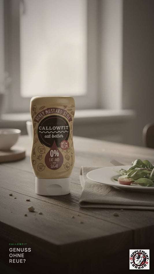 Callowfit Saucen 300ml Süß & Deftig - 18 Geschmacksrichtungen – Cinematic Lifestyle Scene