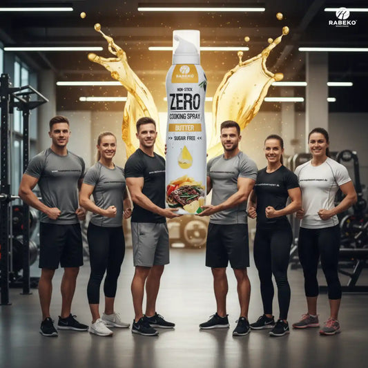RABEKO Zero Butter Cooking Spray – zuckerfrei, antihaftend, ideal für Fitness & Sporternährung