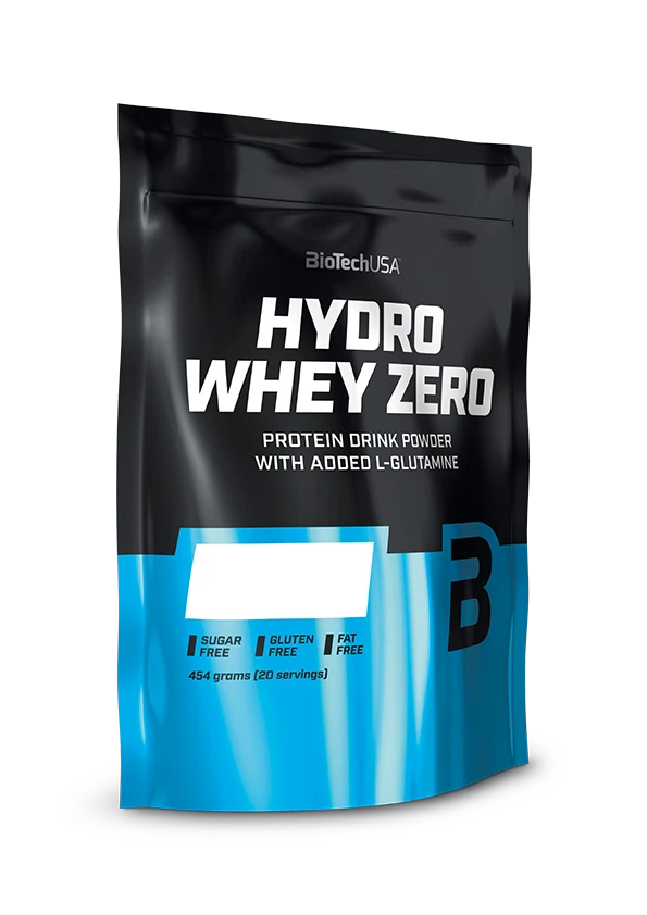 Hydro Whey Zero Proteinpulver Beutel, zuckerfrei, glutenfrei, fettfrei, 454g