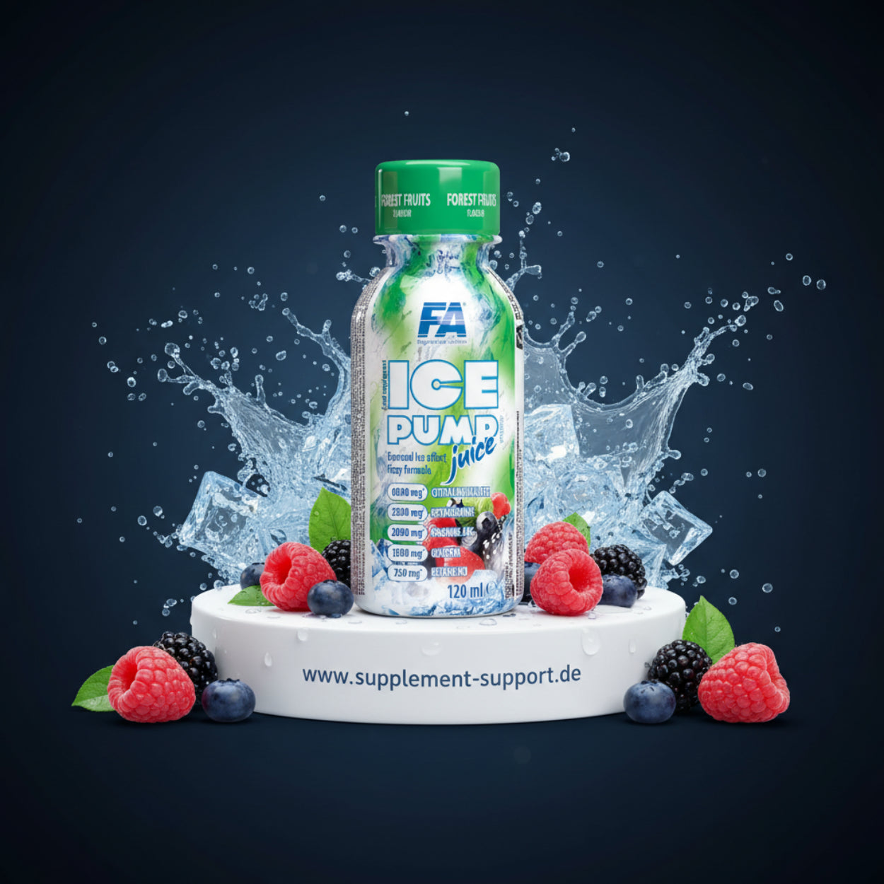 FA Nutrition ICE PUMP Shot Pre Workout Booster 120ml