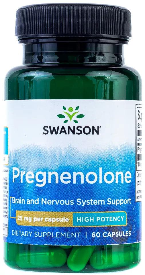 Swanson Pregnenolon 25mg 60Kapsel - Supplement Support