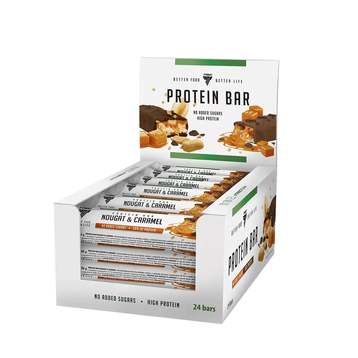 Trec Nutrition High Protein Bar 24x46g-49g - Supplement Support