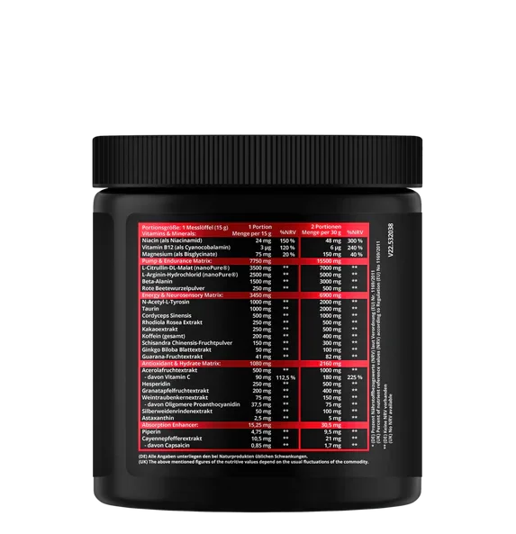 VALHALLA Pre Workout Booster 400g - Supplement Support