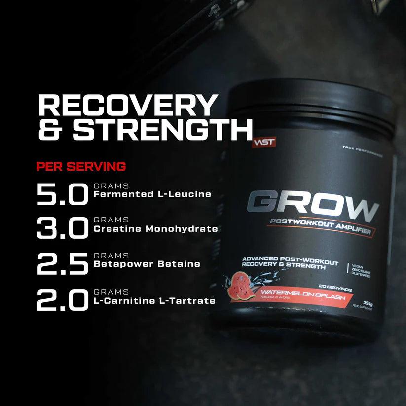 VAST® GROW POSTWORKOUT RECOVERY - Supplement Support