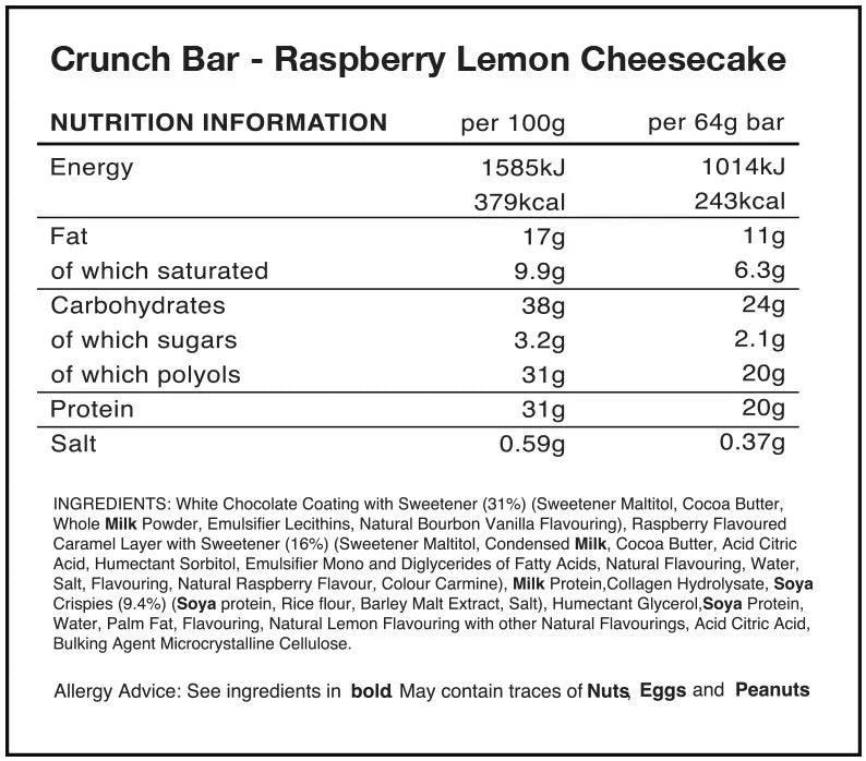 Warrior Crunch Bar 64g - Supplement Support