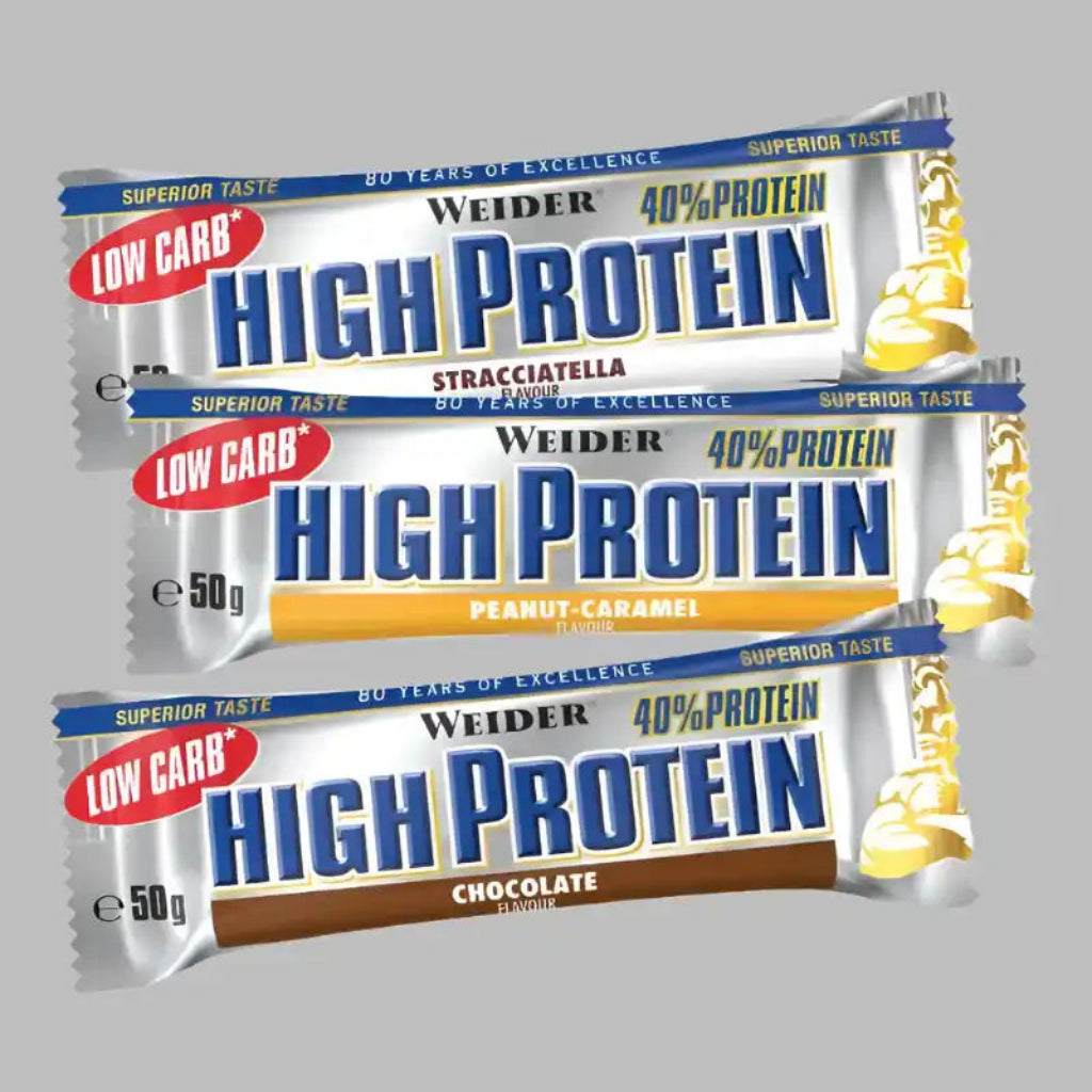 WEIDER HIGH PROTEIN BAR 50g RIEGEL - Supplement Support