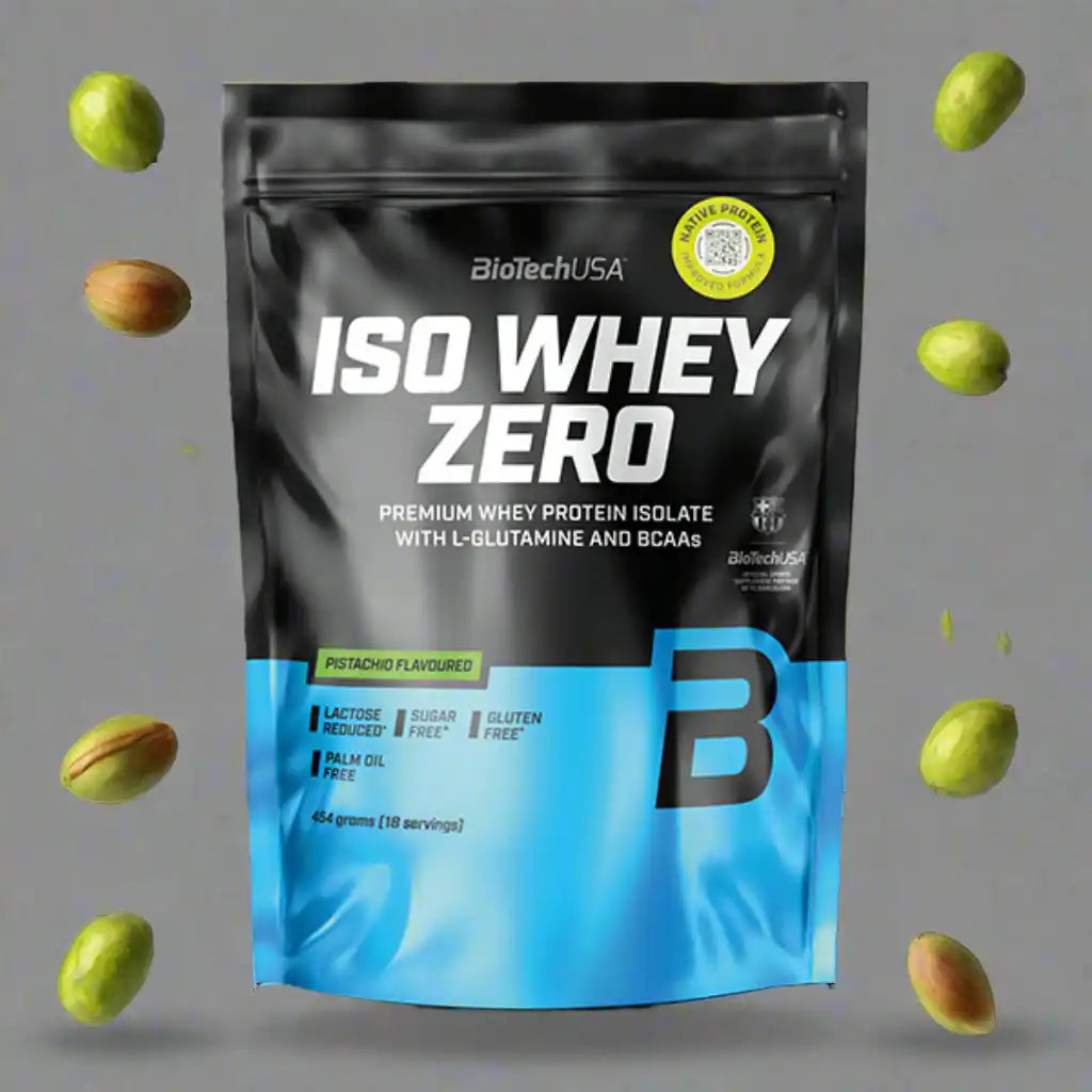 BioTech USA Iso Whey Zero Protein Pulver 454g
