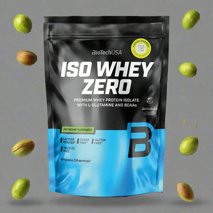 BioTech USA Iso Whey Zero Protein Pulver 454g