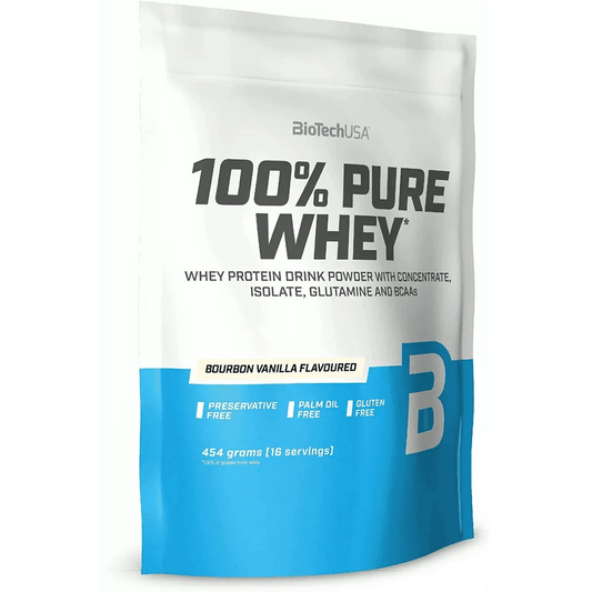 100% Pure Whey Protein Pulver 454g - Supplement Support