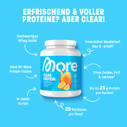 More Nutrition Clear Whey Isolate 600g - Supplement Support