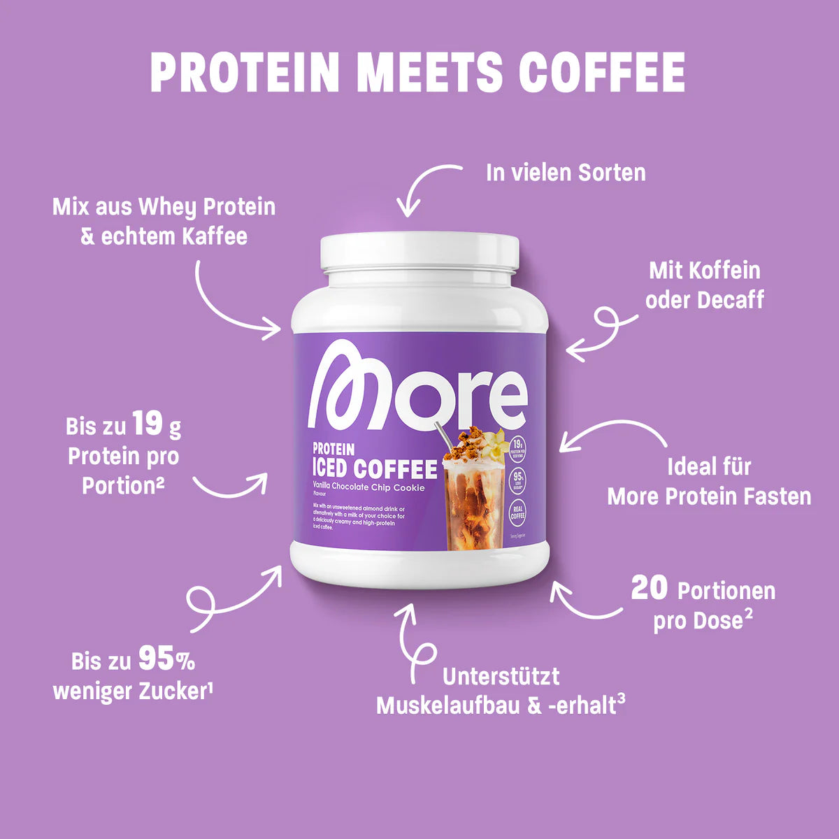 MORE PROTEIN ICED COFFEE, 300g