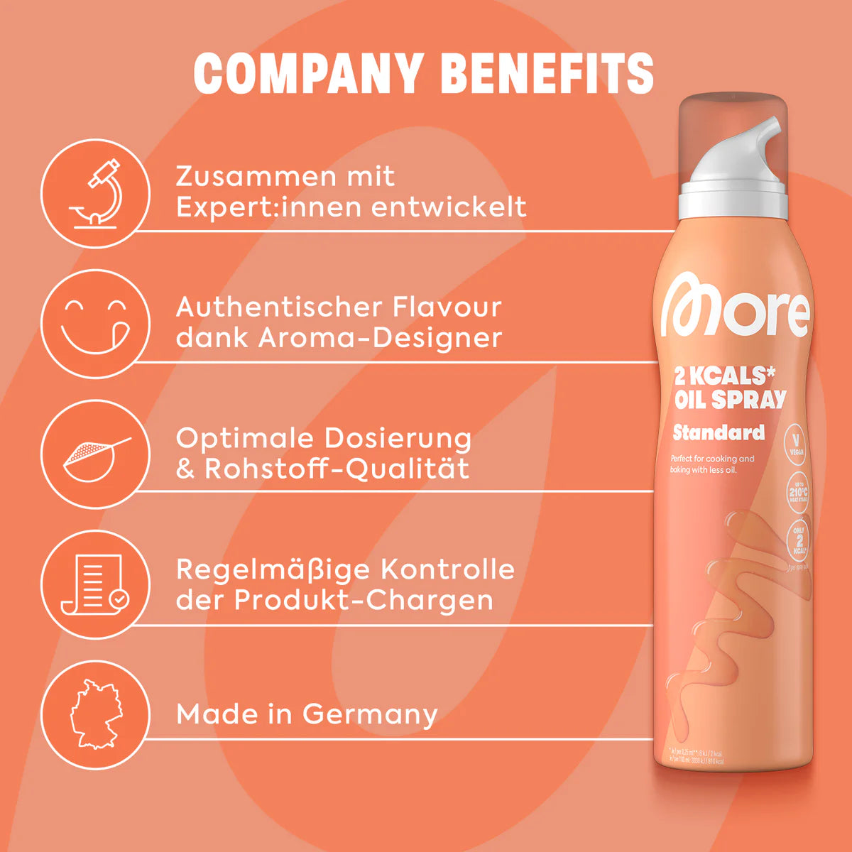 More Nutrition 2Kalorien Ölspray 200ml - Supplement Support