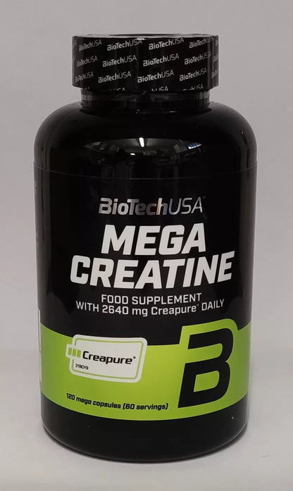 Biotech USA Mega Creatine  120 Megakapseln