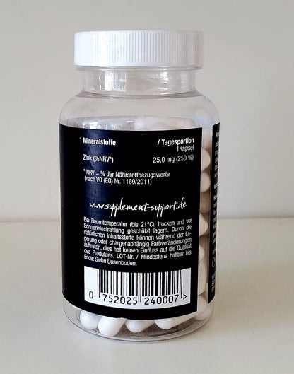 Zink Citrat 90 Vegan Kapseln 25mg