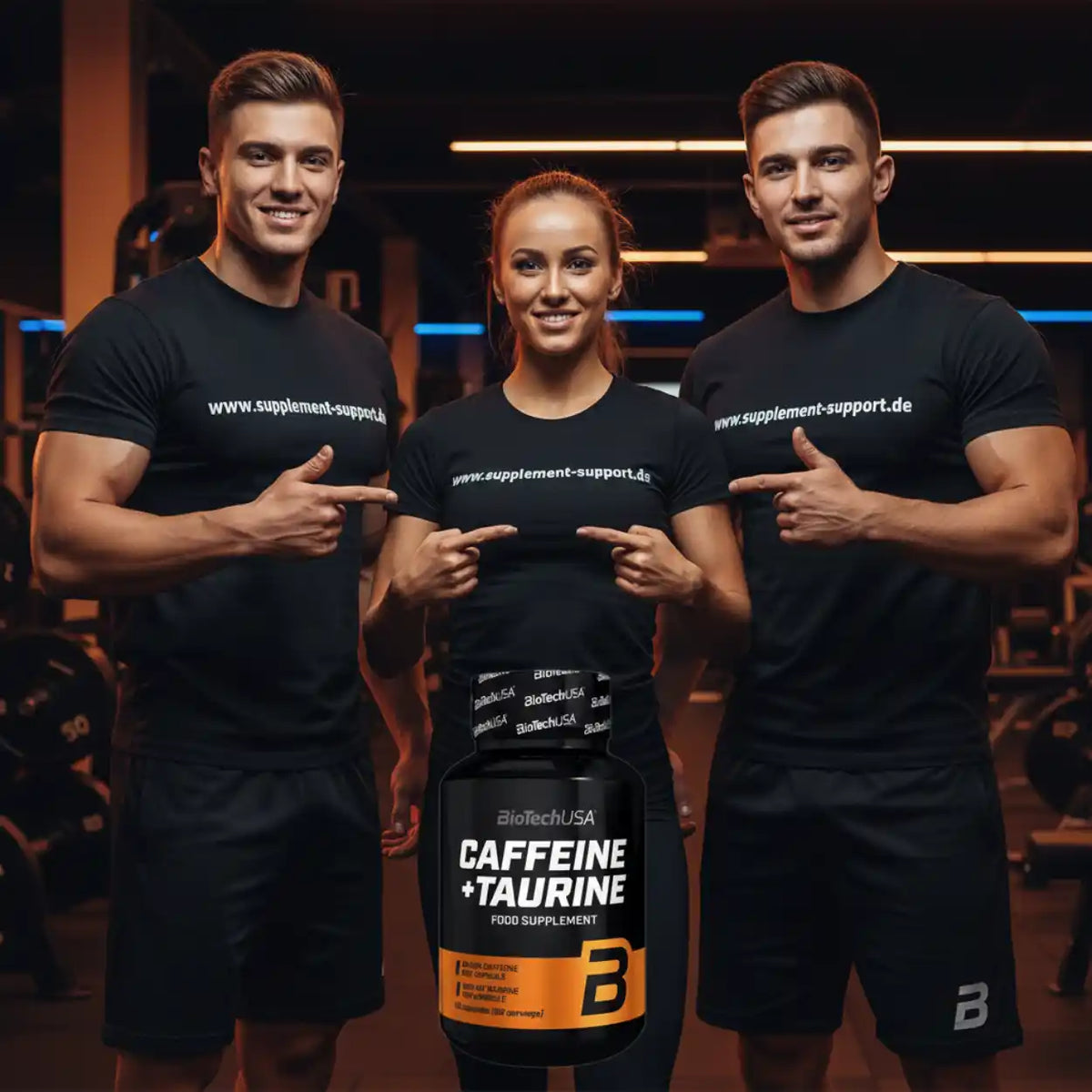 BioTech USA Koffein + Taurin 60 Kapseln