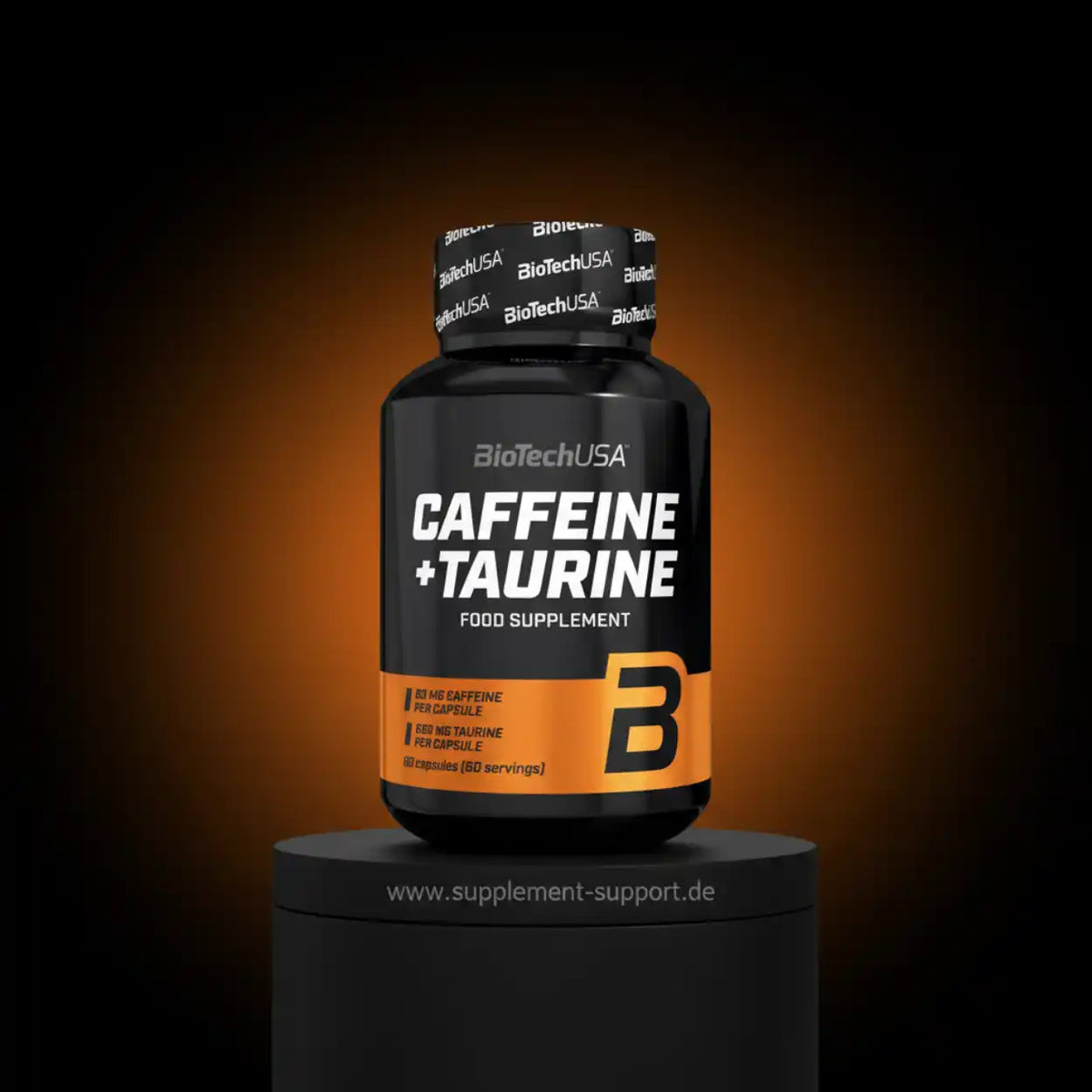 BioTech USA Koffein + Taurin 60 Kapseln