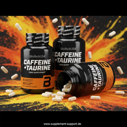 BioTech USA Koffein + Taurin 60 Kapseln