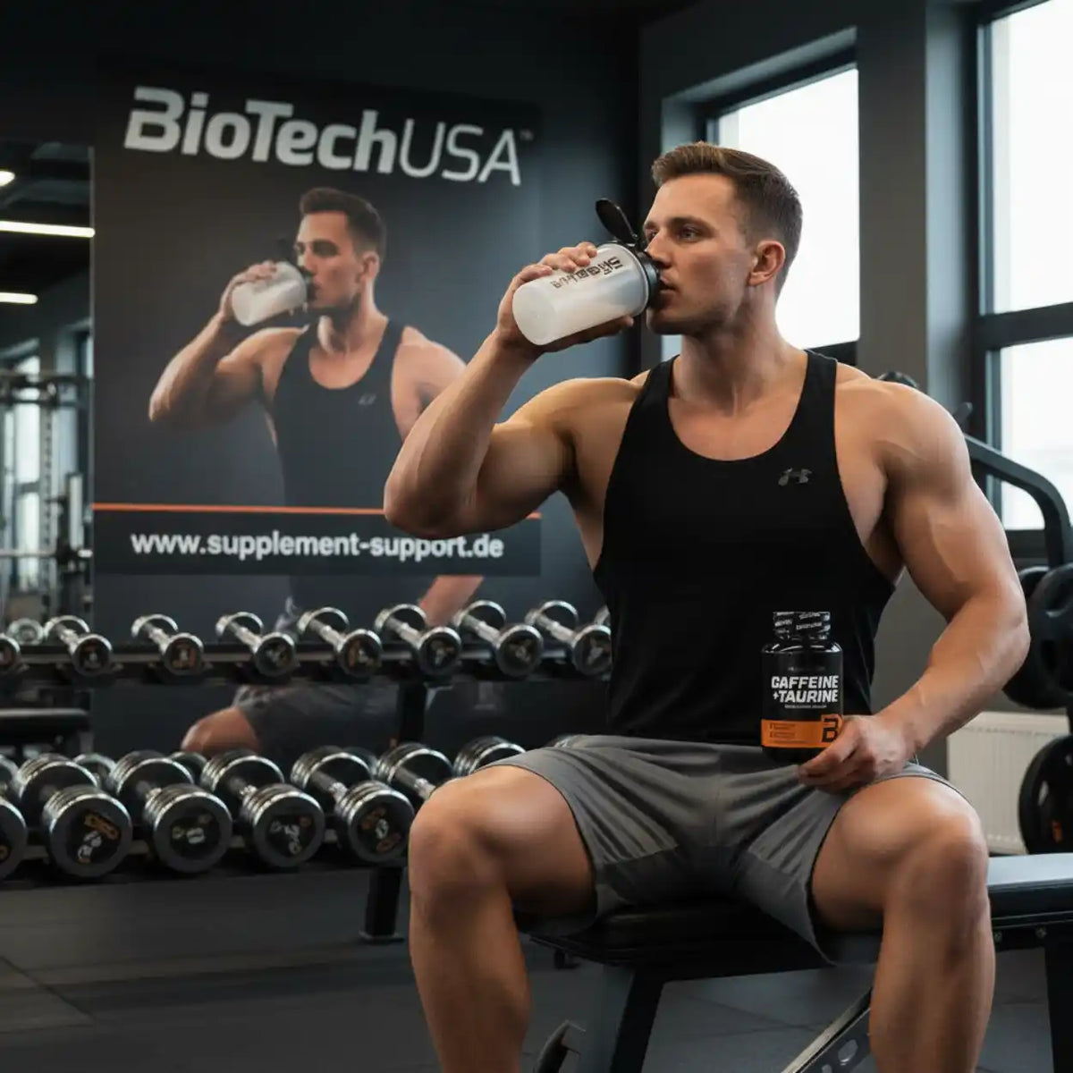 BioTech USA Koffein + Taurin 60 Kapseln