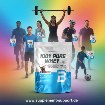 100% Pure Whey Protein Pulver 900g Tüte