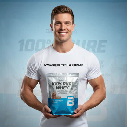 100% Pure Whey Protein Pulver 900g Tüte