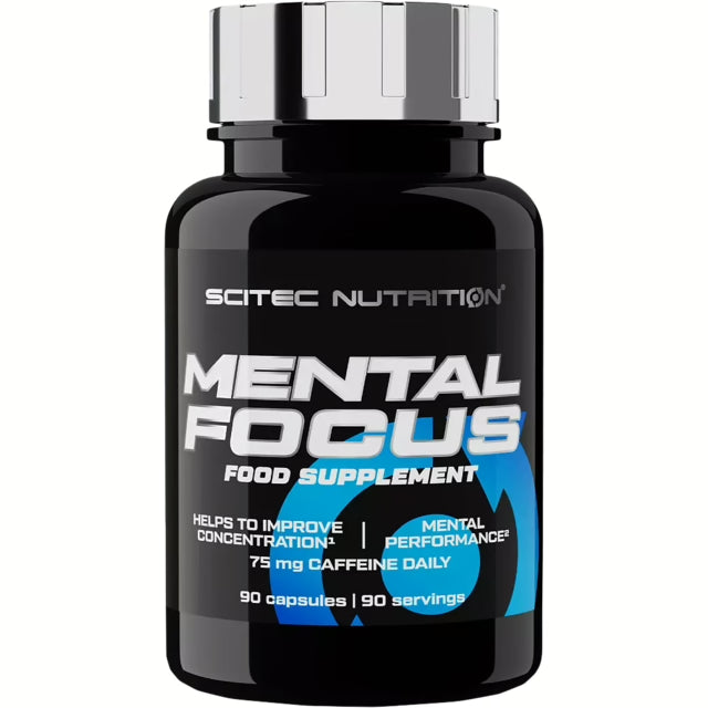 Schwarze Dose Nahrungsergänzungsmittel Mental Focus, 90 Kapseln, unterstützt Konzentration