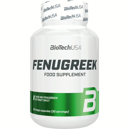 BioTechUSA Fenugreek Nahrungsergänzungsmittel, 60 Kapseln, Sportnahrung