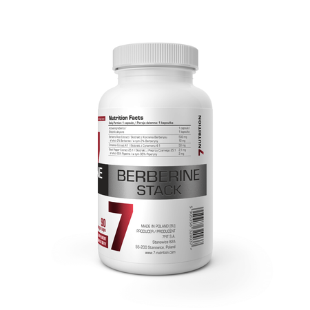 Berberine Stack Nahrungsergänzungsmittel mit 50 Kapseln – Protein, Vitamine, Booster für Sport & Gesundheit