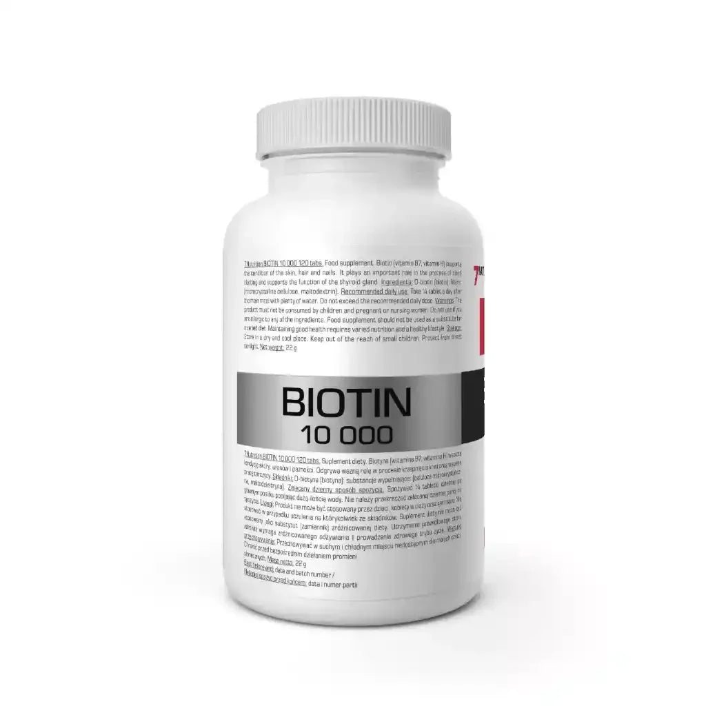 Biotin 10.000 Nahrungsergänzungsmittel für Haut, Haare und Nägel – Vitamin B7