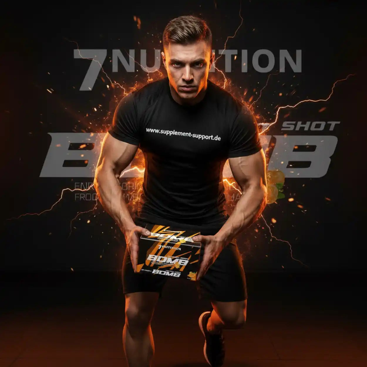 7Nutrition Bomb Energy Pre Workout Booster Shot 24x100ml